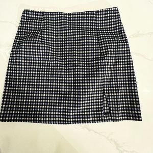 Wild Fable Blue Checkered Skirt size 8 great condition